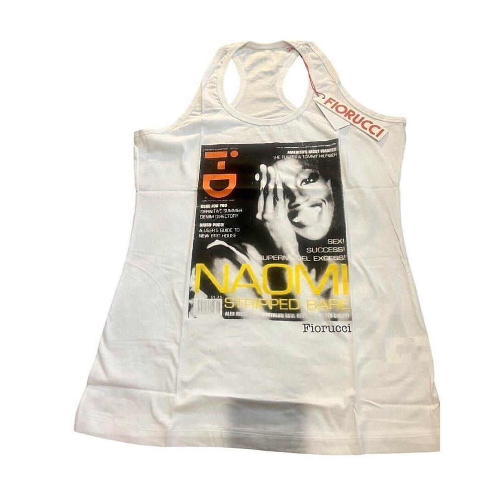 NWT Fiorucci X Naomi Campbell Collab Tank‎ Top Size Large